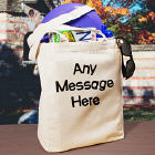 Crazy Message Personalized Canvas Tote Bag